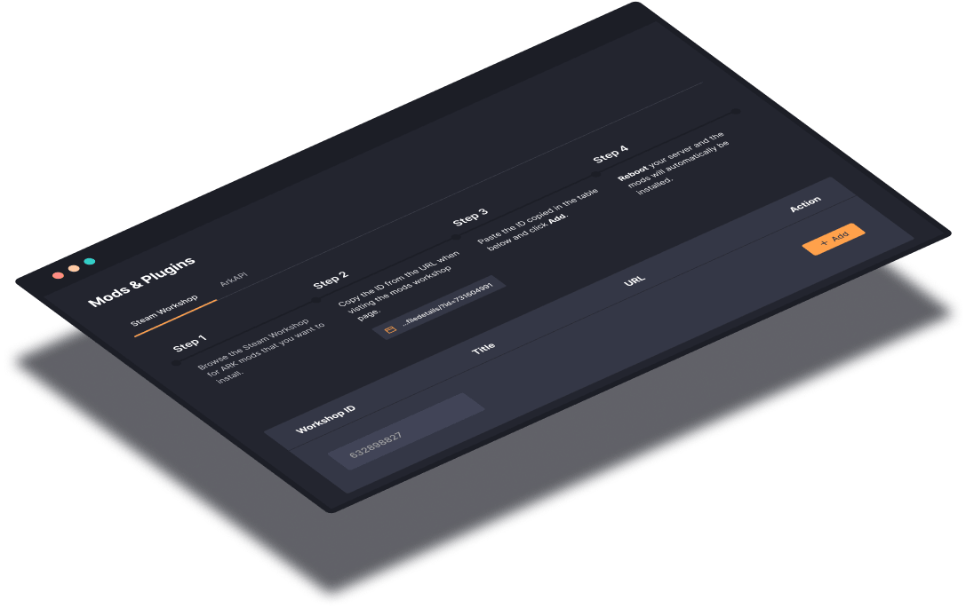 Mod installer for ARK server hosting